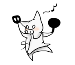 with weed Piglet sticker #1367453