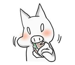 with weed Piglet sticker #1367460
