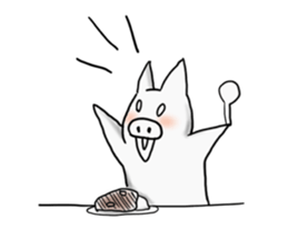 with weed Piglet sticker #1367461
