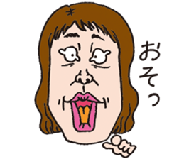 Funny funny faces sticker #1368015