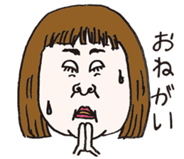 Funny funny faces sticker #1368035