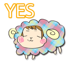 Su is sheep. sticker #1368282