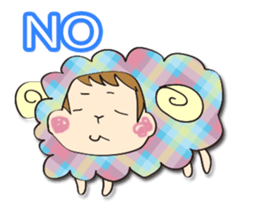 Su is sheep. sticker #1368283