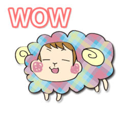 Su is sheep. sticker #1368284