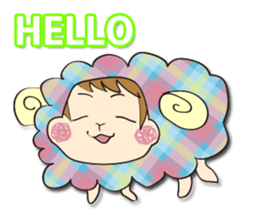 Su is sheep. sticker #1368290
