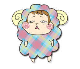 Su is sheep. sticker #1368299