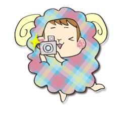 Su is sheep. sticker #1368301