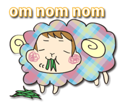 Su is sheep. sticker #1368303