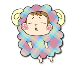 Su is sheep. sticker #1368306