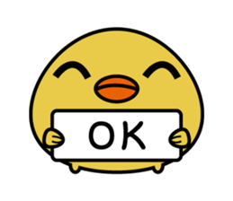 Sally cute chick sticker #1368336
