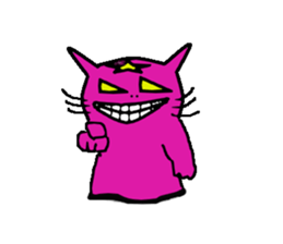 devil cat sticker #1368442