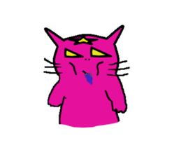 devil cat sticker #1368443