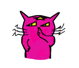 devil cat sticker #1368444