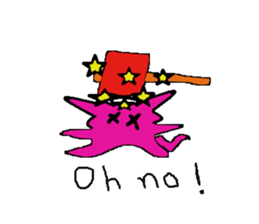 devil cat sticker #1368446