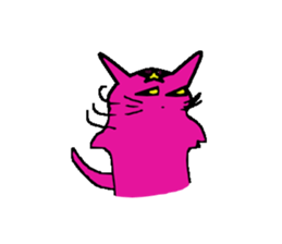 devil cat sticker #1368448