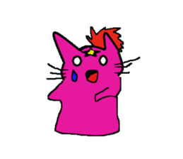 devil cat sticker #1368450