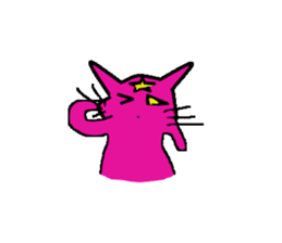 devil cat sticker #1368451