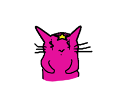 devil cat sticker #1368452