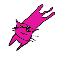 devil cat sticker #1368457
