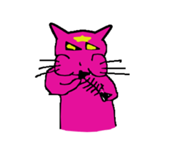 devil cat sticker #1368461