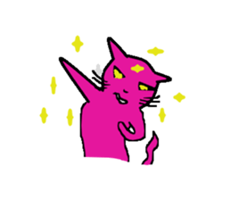 devil cat sticker #1368464