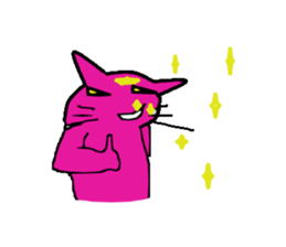 devil cat sticker #1368468