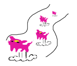 devil cat sticker #1368470