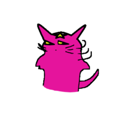 devil cat sticker #1368473
