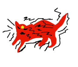 devil cat sticker #1368477