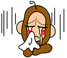 Encouraging monkey "Monkichimaru" sticker #1368673