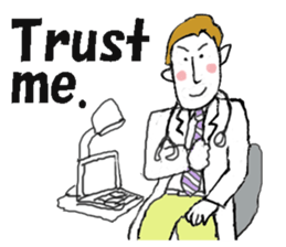 I am a doctor(English ver.) sticker #1369369