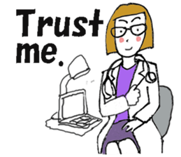 I am a doctor(English ver.) sticker #1369388