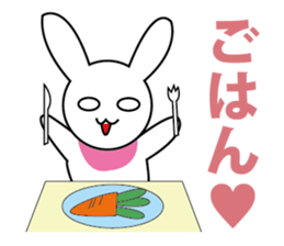 Rabbit sell flattery sticker #1369691