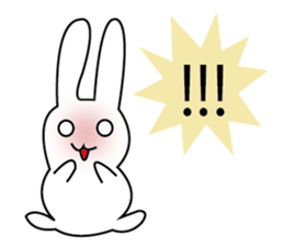 Rabbit sell flattery sticker #1369702