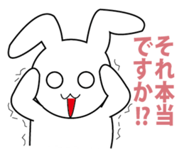 Rabbit sell flattery sticker #1369705