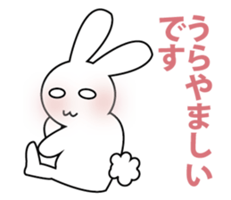 Rabbit sell flattery sticker #1369715