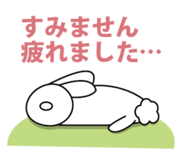 Rabbit sell flattery sticker #1369716