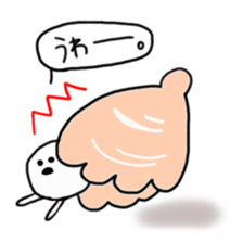 Amusing shellfish sticker #1370031