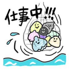 Amusing shellfish sticker #1370032