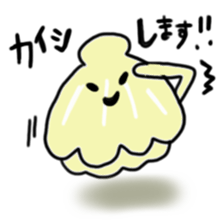 Amusing shellfish sticker #1370034