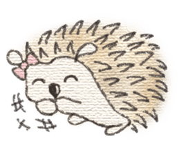 Hedgehogs in Love sticker #1370165