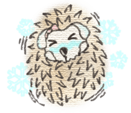 Hedgehogs in Love sticker #1370176