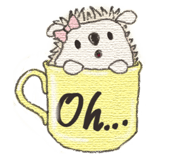 Hedgehogs in Love sticker #1370190