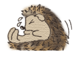 Hedgehogs in Love sticker #1370194