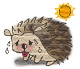 Hedgehogs in Love sticker #1370201