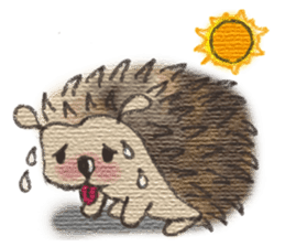 Hedgehogs in Love sticker #1370201