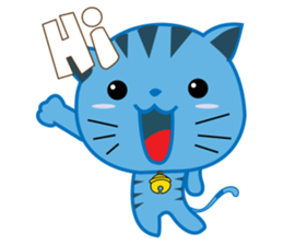 Catlie Blue sticker #1370602