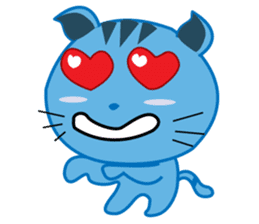 Catlie Blue sticker #1370610