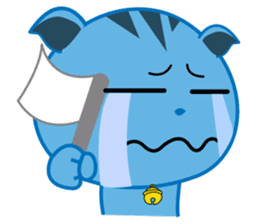 Catlie Blue sticker #1370634