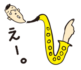 I live in the sax sticker #1371132